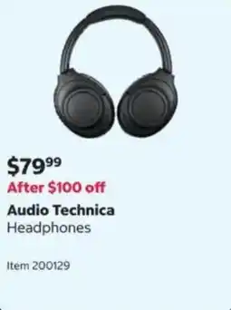 Costco Audio Technica Headphones offer