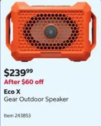 Eco X Gear Outdoor Speaker