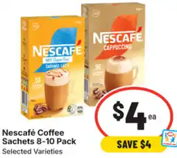IGA Nescafé Coffee Sachets offer