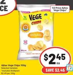 IGA Ajitas Vege Chips offer