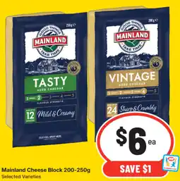 IGA Mainland Cheese Block offer
