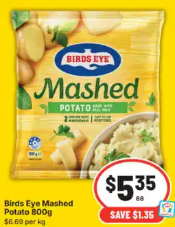 IGA Birds Eye Mashed Potato offer