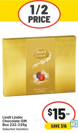 IGA Lindt Lindor Chocolate Gift Box offer