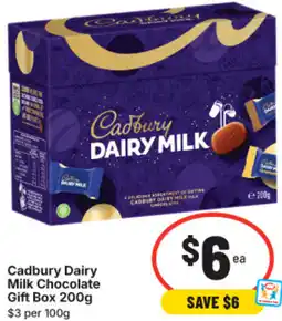 IGA Cadbury Dairy Milk Chocolate Gift Box offer