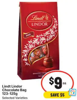 IGA Lindt Lindor Chocolate Bag offer