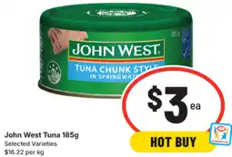 IGA John West Tuna offer