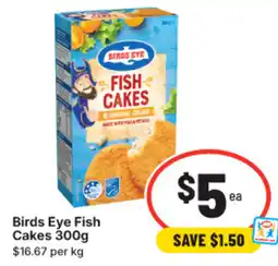 IGA Birds Eye Fish Cakes offer