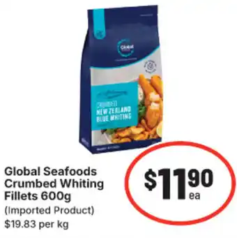 IGA Global Seafoods Crumbed Whiting Fillets offer
