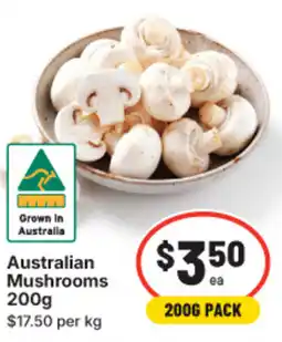 IGA Australian Mushrooms offer
