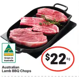 IGA Australian Lamb BBQ Chops offer