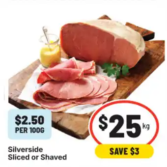 IGA Silverside Sliced or Shaved offer