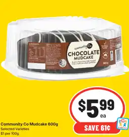 IGA Community Co Mudcake offer