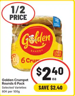 IGA Golden Crumpet Rounds offer