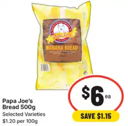 IGA Papa Joe's Bread offer