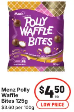 IGA Menz Polly Waffle Bites offer