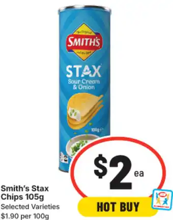 IGA Smith's Stax Chips offer
