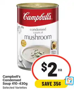 IGA Campbell's Condensed Soup offer