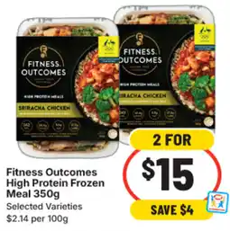 IGA Fitness Outcomes High Protein Frozen Meal offer