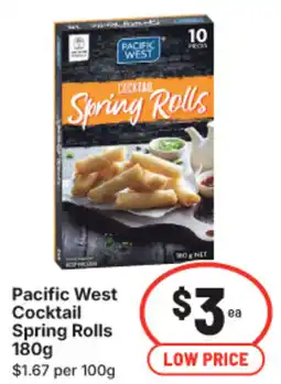 IGA Pacific West Cocktail Spring Rolls offer