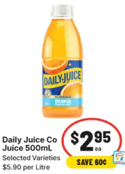 IGA Daily Juice Co Juice offer