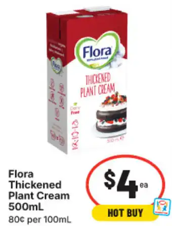 IGA Flora Thickened Plant Cream offer