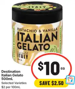 IGA Destination Italian Gelato offer