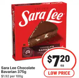 IGA Sara Lee Chocolate Bavarian offer