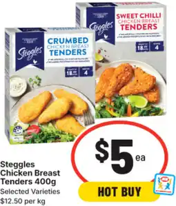 IGA Steggles Chicken Breast Tenders offer