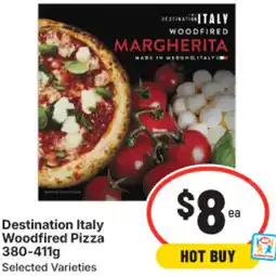 IGA Destination Italy Woodfired Pizza offer