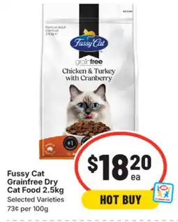 IGA Fussy Cat Grainfree Dry Cat Food offer
