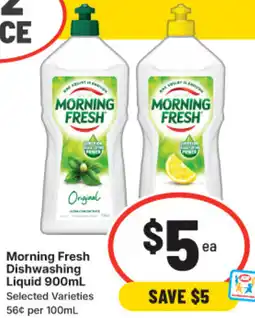 IGA Morning Fresh Dishwashing Liquid offer
