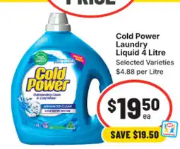 IGA Cold Power Laundry Liquid offer