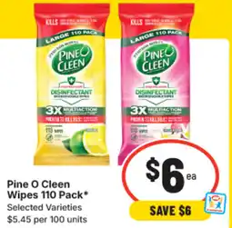 IGA Pine O Cleen Wipes offer
