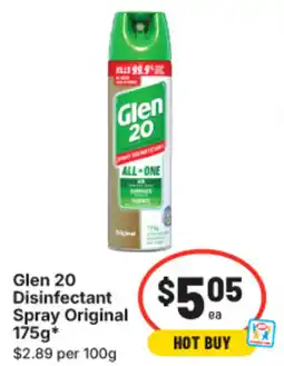 IGA Glen 20 Disinfectant Spray Original offer