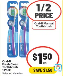 IGA Oral-B Manual Toothbrush offer