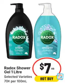 IGA Radox Shower Gel offer