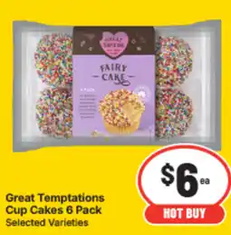 IGA Great Temptations Cup Cakes offer