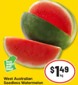 IGA West Australian Seedless Watermelon offer
