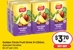 IGA Golden Circle Fruit Drink offer