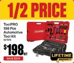 SuperCheap Auto ToolPRO 198 Pce Automotive Tool Kit offer