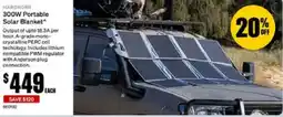 SuperCheap Auto HARDKORR 300W Portable Solar Blanket offer