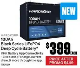 SuperCheap Auto HARDKORR Black Series LiFePO4 Deep Cycle Battery offer