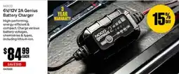 SuperCheap Auto NOCO 6V/12V 2A Genius Battery Charger offer