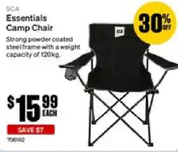 SuperCheap Auto SCA Essentials Camp Chair offer