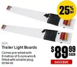 SuperCheap Auto Trailer light boards offer