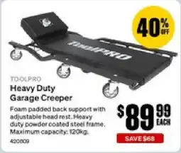 SuperCheap Auto Heavy duty garage creeper offer