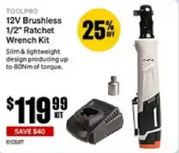 SuperCheap Auto Brushless 1/2 ratchet wrench kit offer
