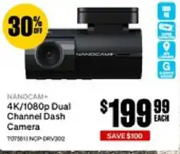 SuperCheap Auto NANOCAM+ Dual Channel Dash offer