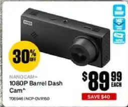 SuperCheap Auto NANOCAM+ Barrel Dash Cam offer
