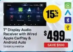 SuperCheap Auto ALPINE 7 Display Audio Receiver with Wired Apple CarPlay & Android Auto offer
